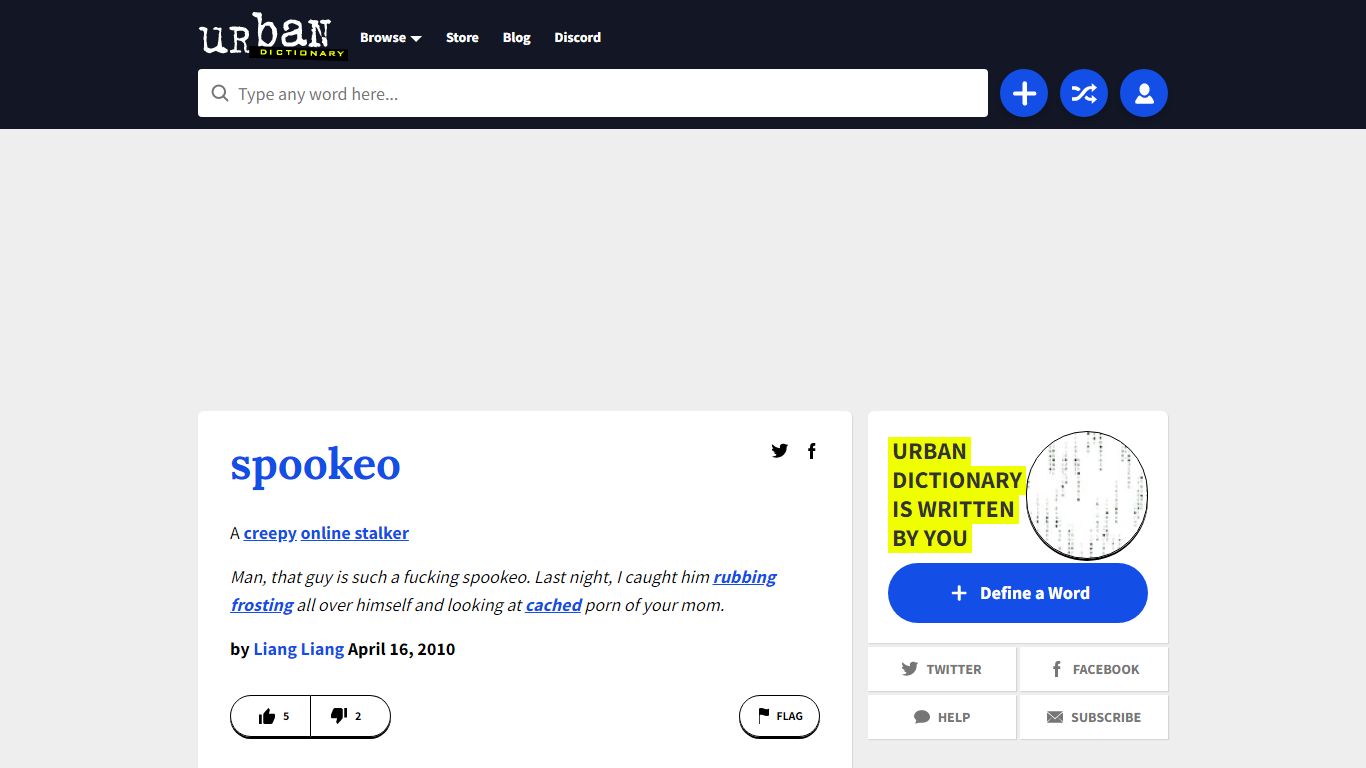 Urban Dictionary: spookeo